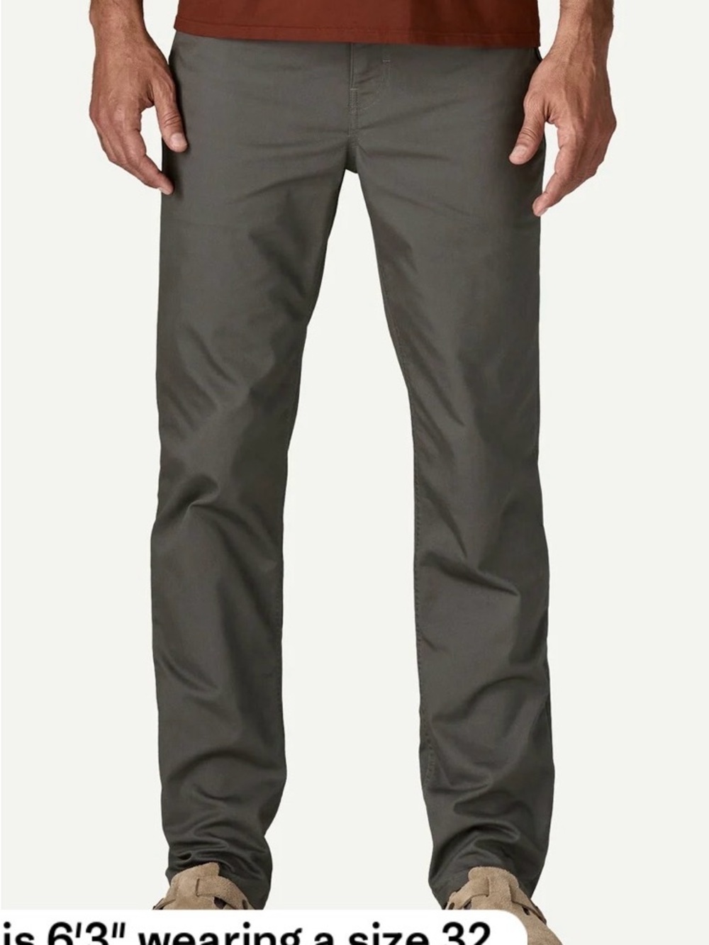 Patagonia Navy Men’s Twill Traveler 5 Pocket Chino Pant- 35 x 32 - Picture 3 of 7